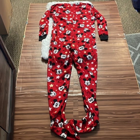DISNEY Mickey Mouse Footed Pajamas Size Small - Picture 5 of 8